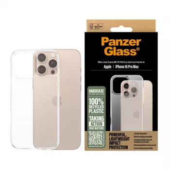 PanzerGlass ® HardCase Skaidrus iPhone 16 Pro Max, Dėklas, Apple, Apple - iPhone 16 Pro Max, Skaidrus