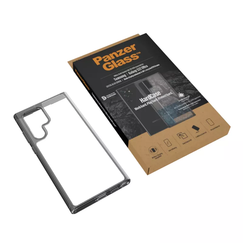 PanzerGlass® HardCase Samsung Galaxy S22 Ultra 5G – Smokey Black
