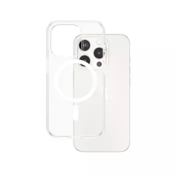 PanzerGlass CARE™ by ® Urban Combat Dėklas Skaidrus su Balta MagSafe iPhone 15 Pro