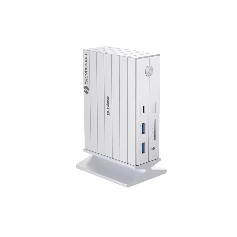 D-Link DUF-E01/E dokų stotelė / prievadų replikatorius Laidinis Thunderbolt 4 Baltas