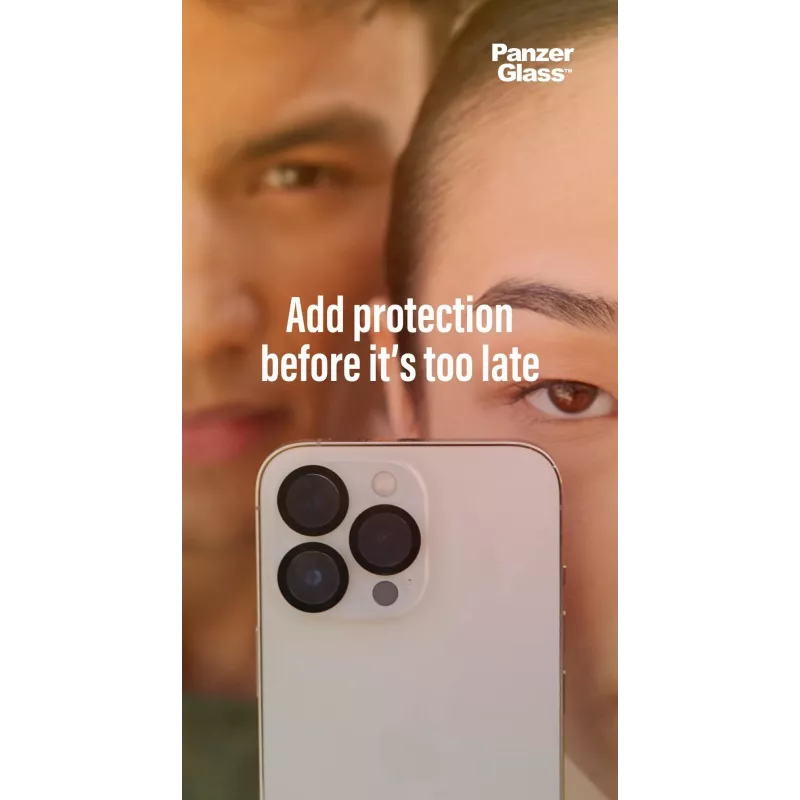 Apsauginis fotoaparato lęšio stiklas PanzerGlass Apple iPhone 13 Pro / 13 Pro Max, atsparus įbrėžimams ir smūgiams