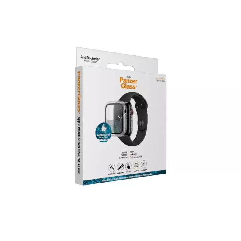 PanzerGlass® viso korpuso apsauginis stiklas Apple Watch SE 3 | SE | 6 | 5 | 4 | 44mm