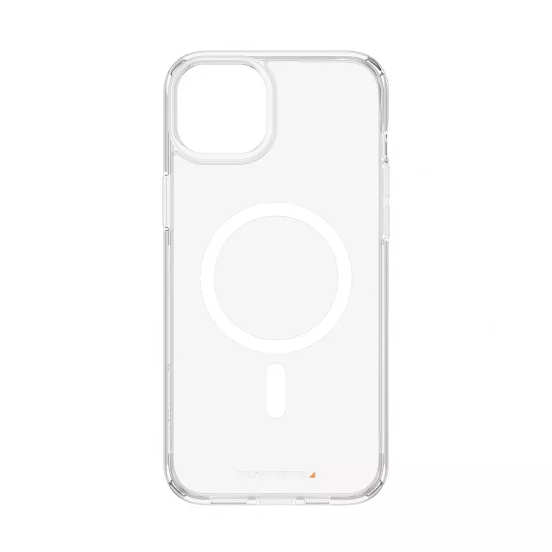PanzerGlass 1182 HardCase MagSafe telefono dėklas iPhone 15 Plus / 14 Plus 6,7″ modeliams, D3O, 3x karinio lygio apsauga, skaidrus