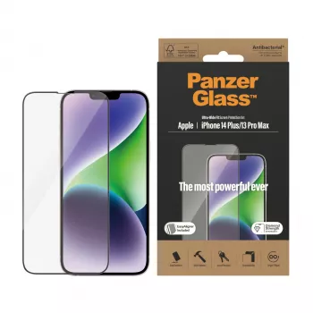 PanzerGlass® ekrano apsauga iPhone 14 Plus | 13 Pro Max | Ultra-Wide Fit su EasyAligner