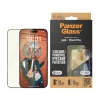 Apsauginis stiklas PanzerGlass Eyecare, skirtas iPhone 15 Plus — itin platus, atsparus smūgiams, sausas klijavimas