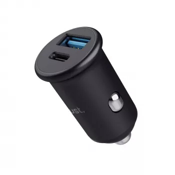 Automobilinis įkroviklis TRUST Maxo Universal Black Fast Charging 38W 12-24V
