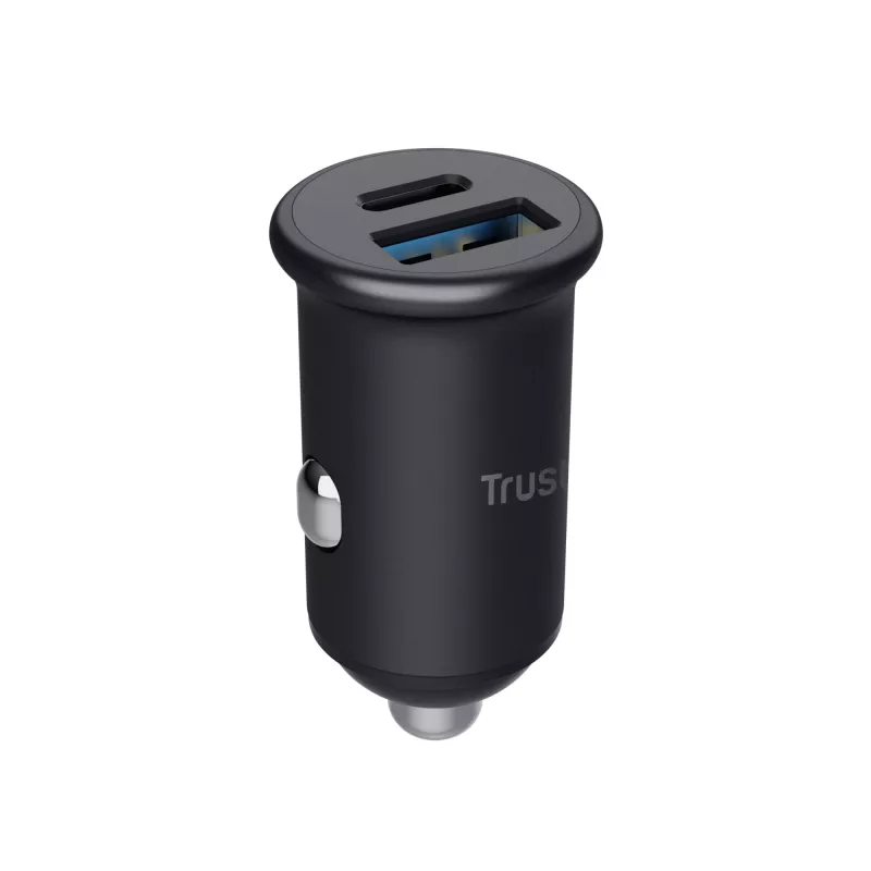 Automobilinis įkroviklis TRUST Maxo Universal Black Fast Charging 38W 12-24V