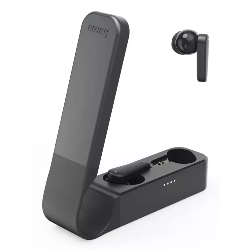 Ausinės Hama Spirit Pocket II True Wireless Stereo (TWS) į ausį, skambučiams/muzikai, Bluetooth, juodos