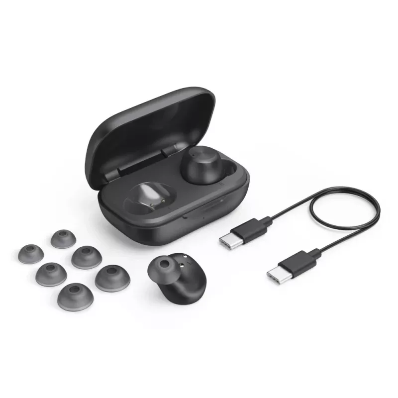 Hama Spirit Chop II True Wireless Stereo (TWS) ausinės sportinės Bluetooth juodos