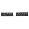 Lindy 100m Cat.6 Dual Head HDMI, USB ir RS-232 praplėtimo rinkinys, siųstuvas ir imtuvas, laidinis, 100 m, Cat6, 1920 x 1080 pikseliai, juoda