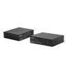 Lindy 100m Cat.6 Dual Head HDMI, USB ir RS-232 praplėtimo rinkinys, siųstuvas ir imtuvas, laidinis, 100 m, Cat6, 1920 x 1080 pikseliai, juoda