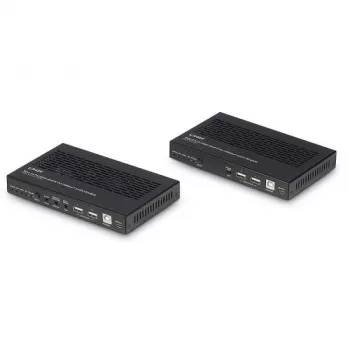 Lindy 100m Cat.6A HDMI 4K60, garso, IR ir RS-232 HDBaseT 3.0 KVM prailgintuvas