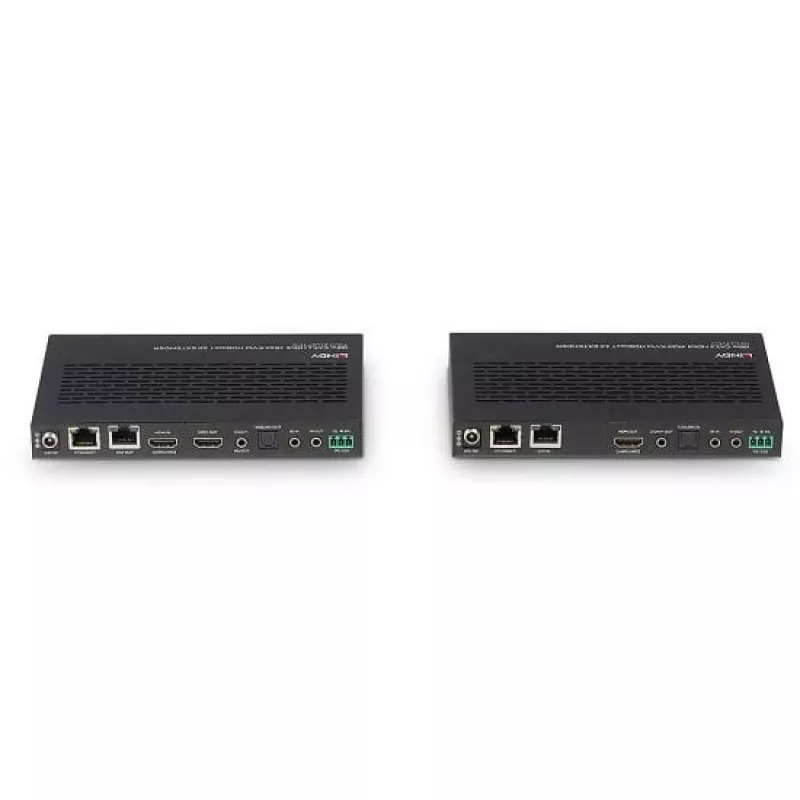 Lindy 100m Cat.6A HDMI 4K60, garso, IR ir RS-232 HDBaseT 3.0 KVM prailgintuvas