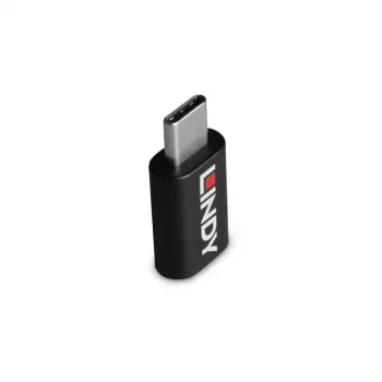 Lindy USB 3.2 Type C į C 100W duomenų blokatorius, USB Type C, USB Type C, juoda