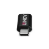 Lindy USB 3.2 Type C į C 100W duomenų blokatorius, USB Type C, USB Type C, juoda