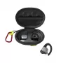 Hama Spirit Athletics belaidės ausinės True Wireless Stereo (TWS) su kabliuku sportui Bluetooth juodos