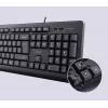 Trust TKM-250 klaviatūra su pele, laidas, USB, QWERTZ vokiškas, juoda