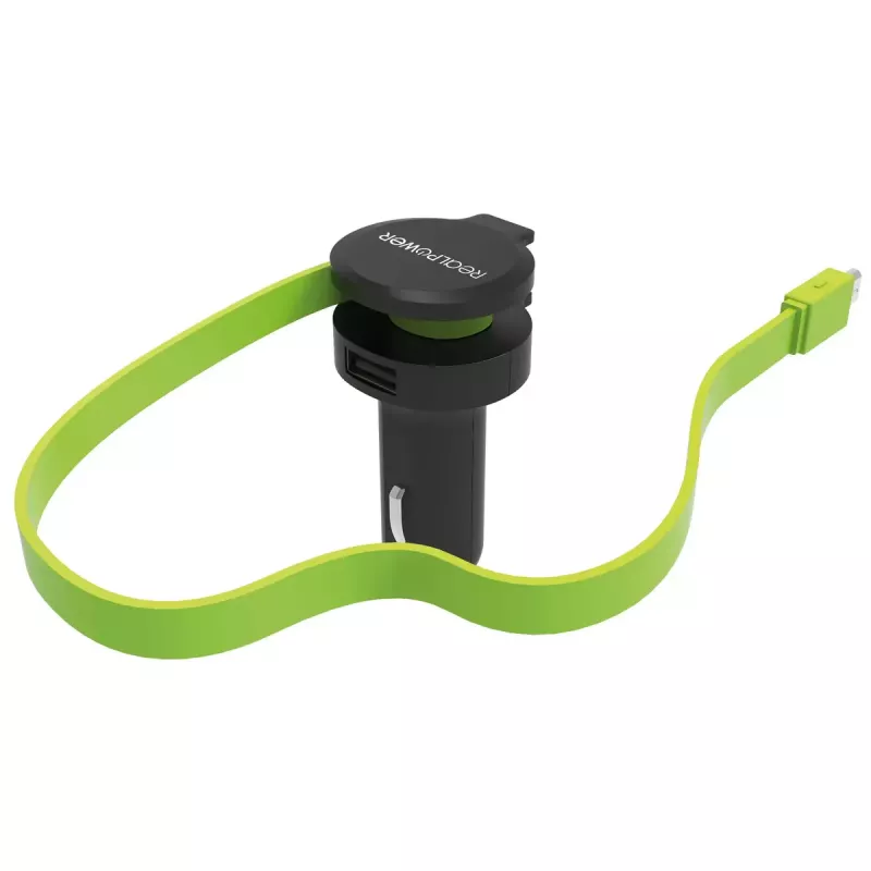 Automobilinis įkroviklis RealPower 257635 Universalus Juodas Žalias