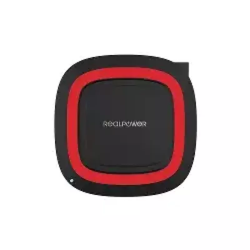 Belaidis įkroviklis RealPower FreeCharge-10 Smartphone 10 W juodas raudonas
