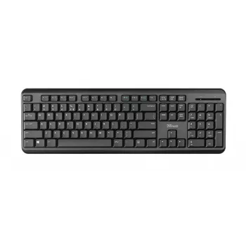 Trust Ody Office belaidė klaviatūra RF, QWERTZ vokiškas išdėstymas, juoda