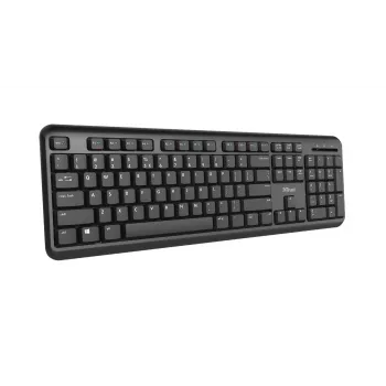 Trust Ody Office belaidė klaviatūra RF, QWERTZ vokiškas išdėstymas, juoda