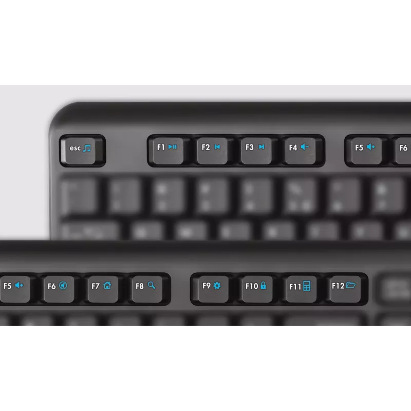 Trust Ody Office belaidė klaviatūra RF, QWERTZ vokiškas išdėstymas, juoda