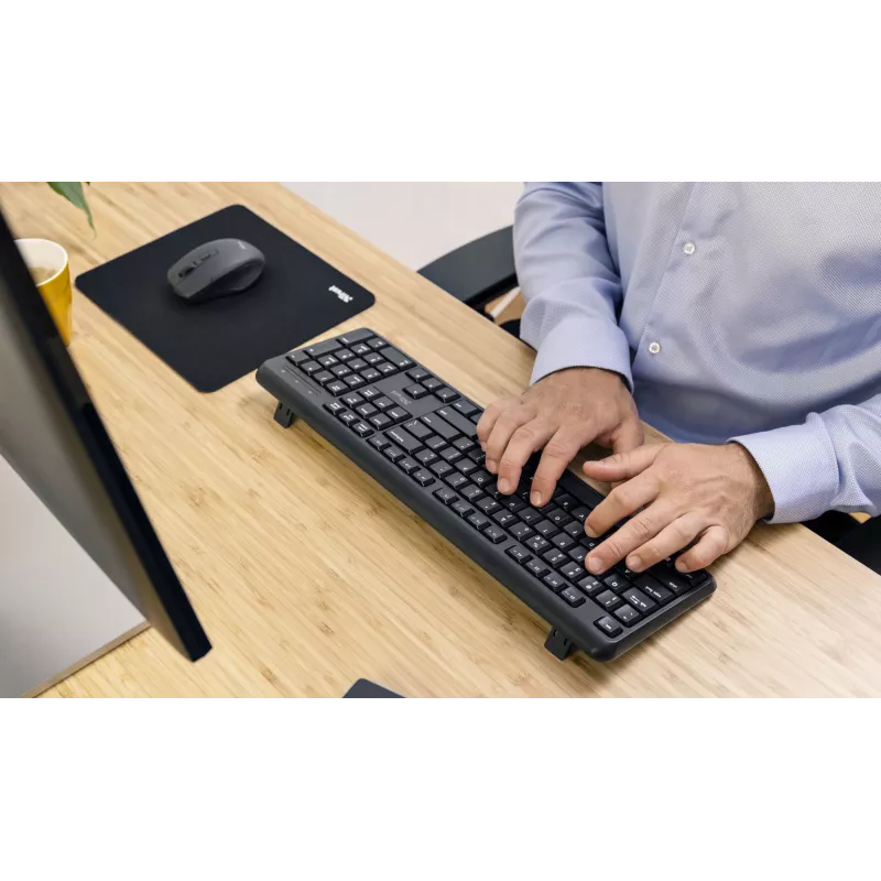 Trust Ody Office belaidė klaviatūra RF, QWERTZ vokiškas išdėstymas, juoda