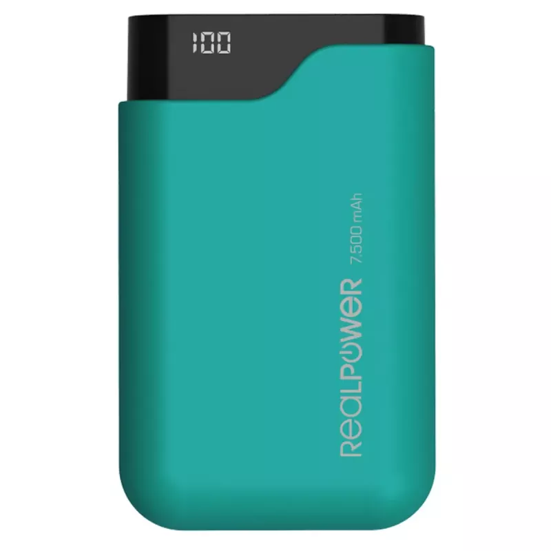 Nešiojama baterija RealPower PB-7500C 7500 mAh
