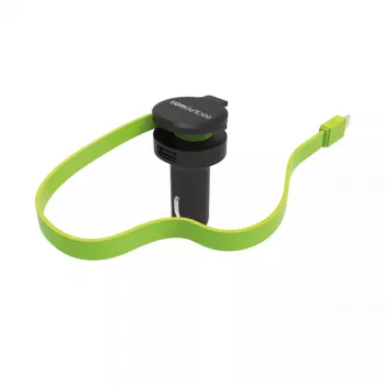 Automobilinis įkroviklis RealPower 257637 Universal Black Green