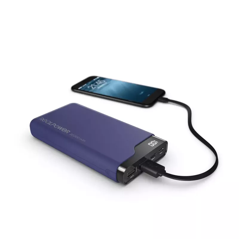 Nešiojamas įkroviklis RealPower PB-15000C 15000 mAh