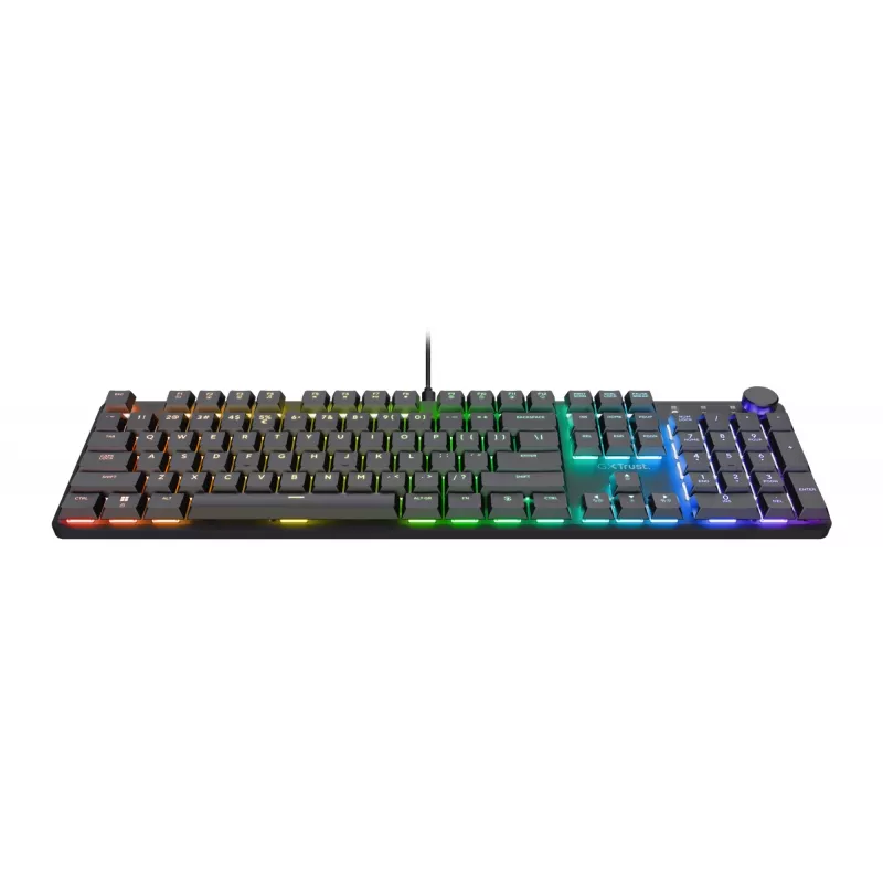 Gaming klaviatūra Trust GXT 866 Torix mechaninė USB QWERTZ juoda