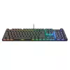 Gaming klaviatūra Trust GXT 866 Torix mechaninė USB QWERTZ juoda