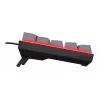Trust GXT 867 Acira klaviatūra žaidimams USB QWERTZ vokiška juoda pilka 60% mechaninė RGB