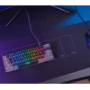 Trust GXT 867 Acira klaviatūra žaidimams USB QWERTZ vokiška juoda pilka 60% mechaninė RGB