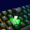 Trust GXT 867 Acira klaviatūra žaidimams USB QWERTZ vokiška juoda pilka 60% mechaninė RGB