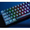 Trust GXT 867 Acira klaviatūra žaidimams USB QWERTZ vokiška juoda pilka 60% mechaninė RGB