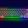 Trust GXT 867 Acira klaviatūra žaidimams USB QWERTZ vokiška juoda pilka 60% mechaninė RGB