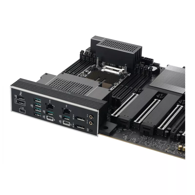 Motininė plokštė ASUS PRO WS W890-SAGE – Intel W890, LGA 4710-2, CEB, 8× DIMM, DDR5, keturių kanalų, 2.5G ir 10G Ethernet