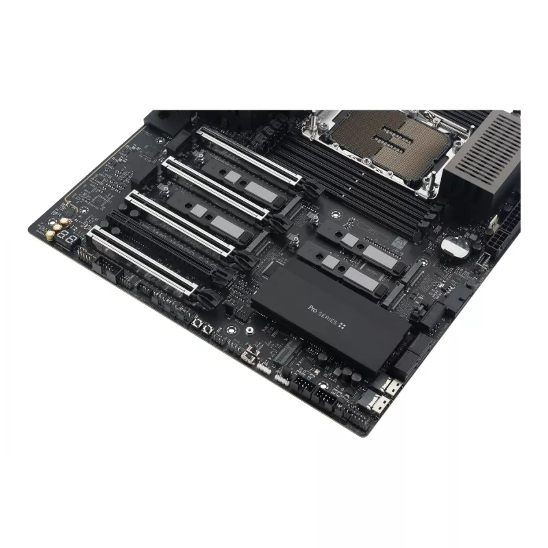Motininė plokštė ASUS PRO WS W890-SAGE – Intel W890, LGA 4710-2, CEB, 8× DIMM, DDR5, keturių kanalų, 2.5G ir 10G Ethernet