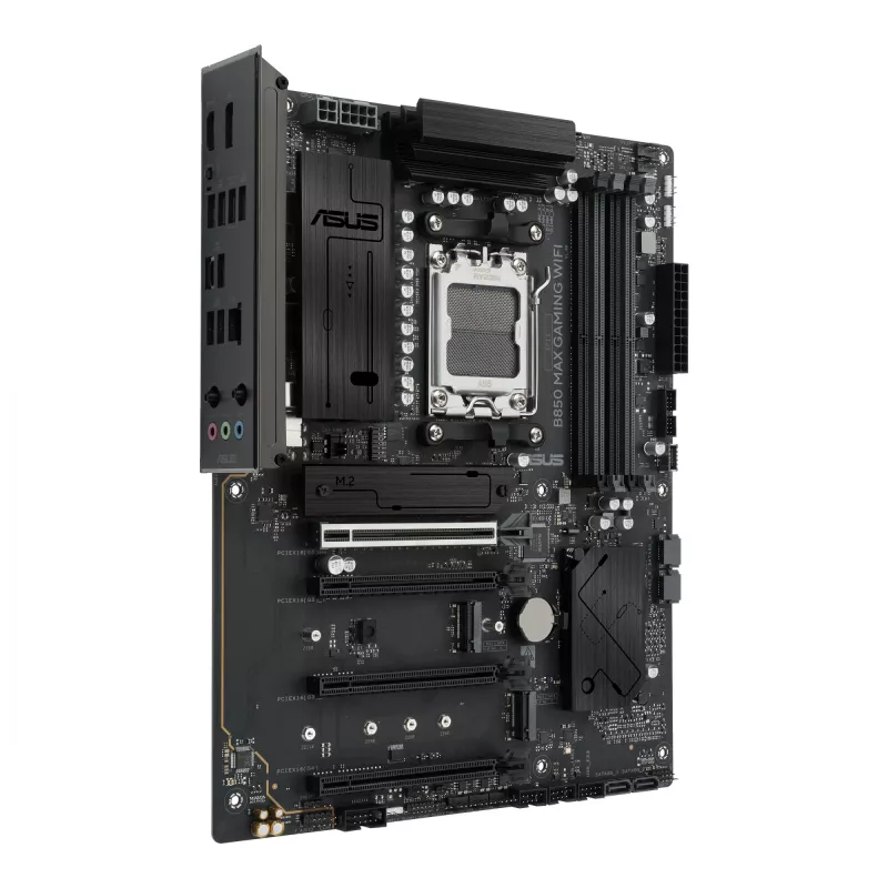 Motininė plokštė ASUS B850 MAX GAMING WIFI Socket AM5 ATX, AMD B850, DDR5, 4 DIMM, 256 GB, Wi‑Fi 6E, 2.5Gb Ethernet