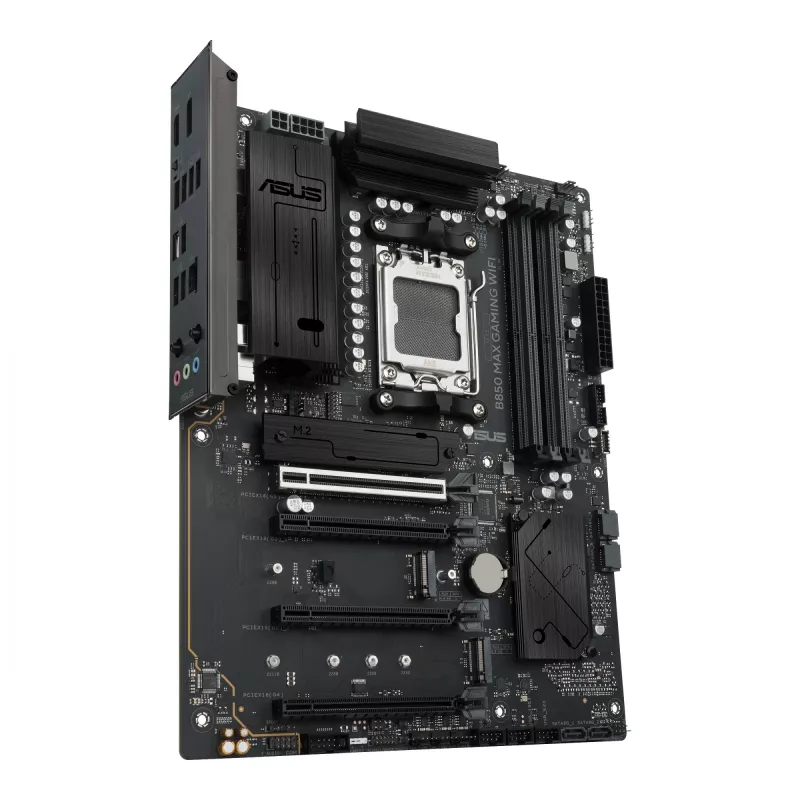 Motininė plokštė ASUS B850 MAX GAMING WIFI Socket AM5 ATX, AMD B850, DDR5, 4 DIMM, 256 GB, Wi‑Fi 6E, 2.5Gb Ethernet