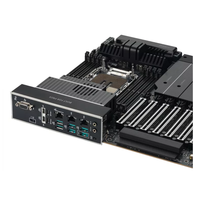 Pagrindinė plokštė ASUS Pro WS W890E-SAGE SE — Intel W890, LGA 4710-2, EEB, 8x DIMM DDR5, aštuonių kanalų, 10GbE