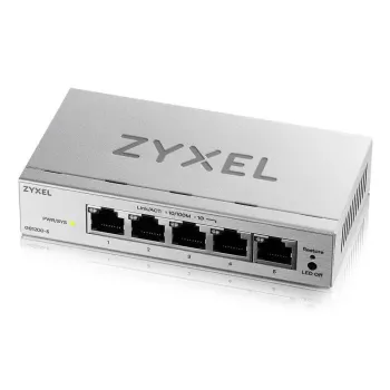 Valdomas L2 Gigabit stalinis jungiklis Zyxel GS1200-5V3 — 5 x RJ-45 10/100/1000, 10 Gbps perjungimas