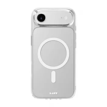 LAUT CRYSTAL FLURO dėklas iPhone 17 Air, suderinamas su MagSafe, permatomas