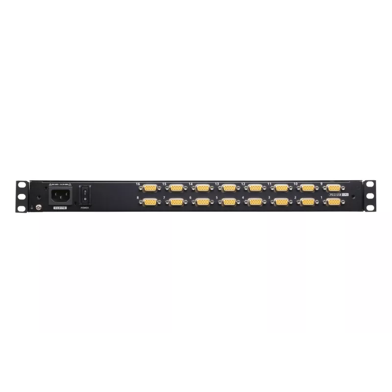 Rack konsolė ATEN CL3116NX 47 cm (18,5 colio) LCD 1366x768 USB/PS2 VGA 1U Metalas/Plastikas Juoda