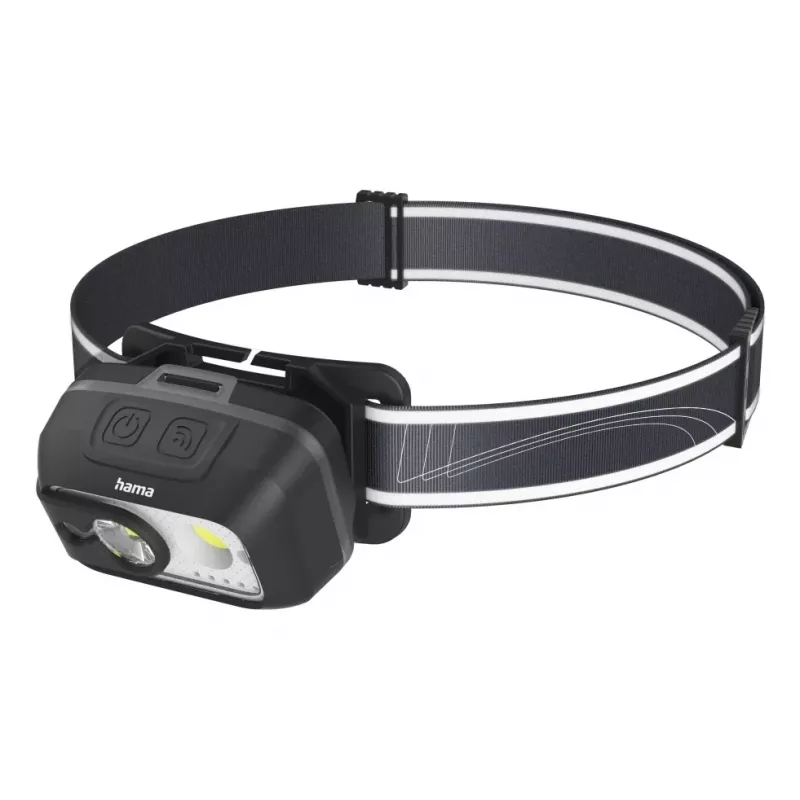 Hama HL500-C Juoda, Pilka Kaktinė LED lempa su galvos juosta