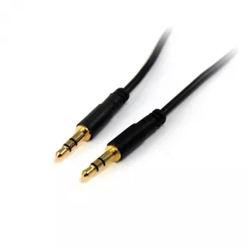 StarTech.com 10 pėdų plonas 3,5 mm stereo garso laidas - vyriškas / vyriškas
