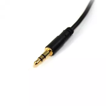 StarTech.com 10 pėdų plonas 3,5 mm stereo garso laidas - vyriškas / vyriškas