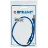 Intellinet Cat6 tinklo kabelis, 0,5 m, mėlynas, varinis, S/FTP, LSOH / LSZH, RJ45, paauksuoti kontaktai, be užkliuvimo, su gaubtuku, visą gyvenimą trunkanti garantija