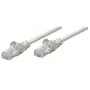 Intellinet tinklo jungiamasis kabelis, Cat6A, 0,25 m, pilkas, varinis, S/FTP, LSOH/LSZH, PVC, RJ45, paauksuoti kontaktai, su apsauga nuo užkliuvimo, su gaubtuku, viso gyvenimo garantija